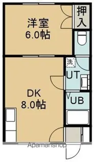 エリザベス鍛治【1階】の間取り
